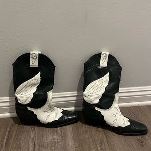 GANNI OG COWBOY BOOT SIZE 39